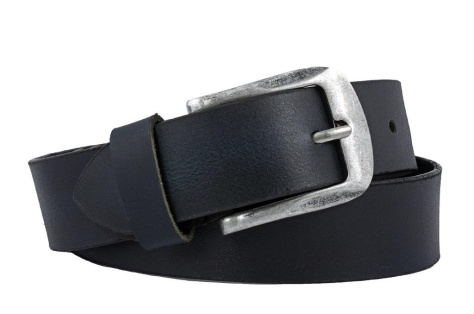 Kožený opasek SQU COP PLAIN, 40 mm