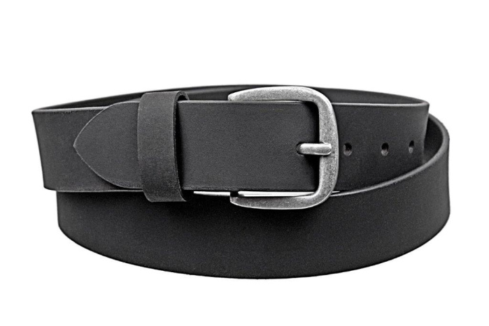 detail Kožený opasek SQU HUNTER 40 mm BROUŠENÁ