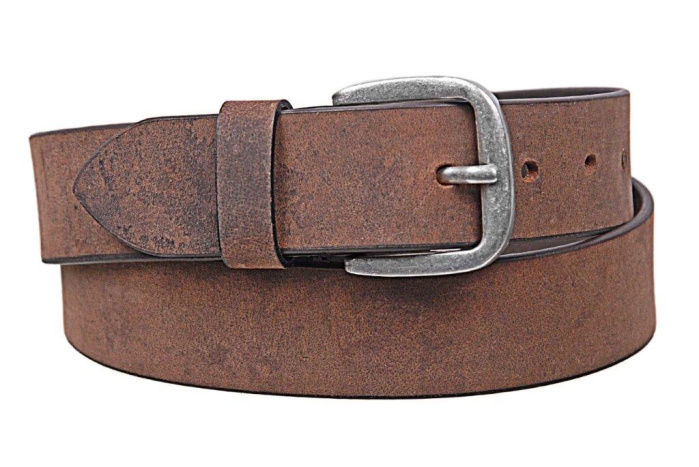 detail Kožený opasek SQU HUNTER 40 mm BROUŠENÁ