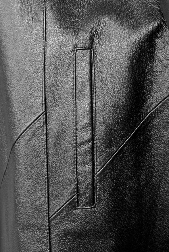 detail kožené paleto