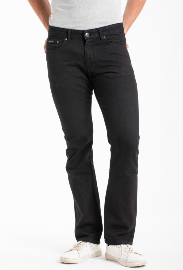 detail Pánské černé džíny